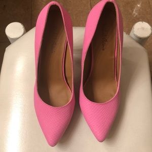 Pink Micheal Antonio Heels!